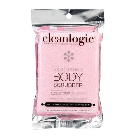 Clean Logic X Large Exfoliating Body Scrubber, Colors May Vary, 1 Ea, 6 Pack