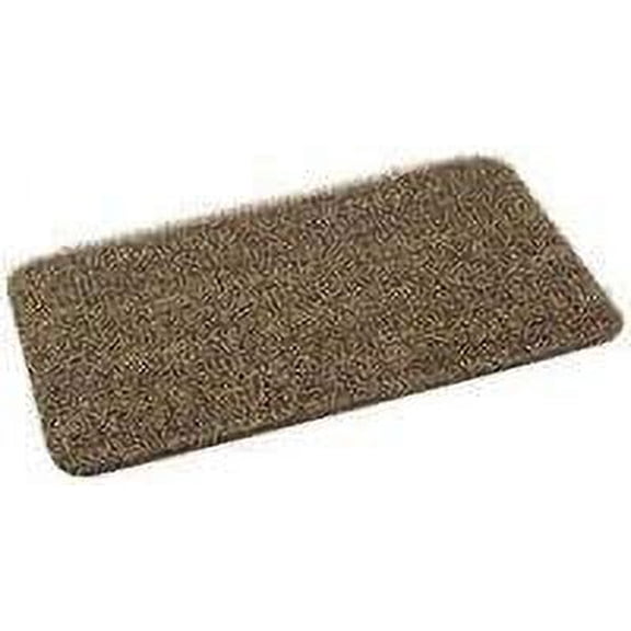 Grassworx Clean Machine Doormat Plus Scraper - Outdoor Scraper Mat - 17.5 x 29.5 Taupe