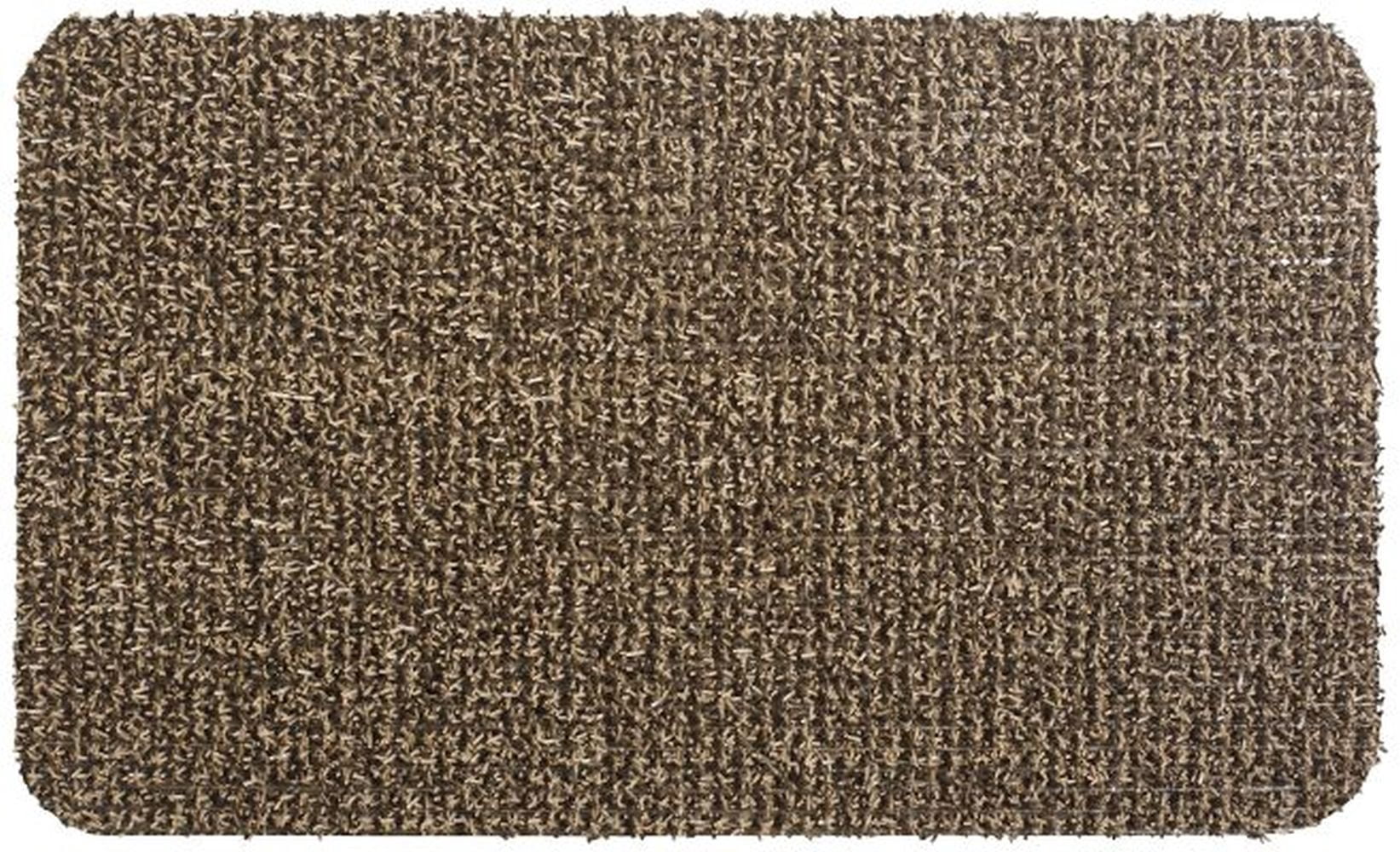 Clean Machine High Traffic AstroTurf Scraper Doormat 17.5 x 29.5 inch Sandbar Brown Outside Use