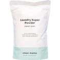 thumbnail image 1 of Clean Mama Laundry Super Powder Detergent - Extra Strength Laundry Detergent Powder - Natural Laundry Detergent for Sensitive Skin - Enzyme Powered, Fights Stains & Odors - Sweet Mint, 60 Loads, 1 of 5