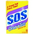Clean ,N Toss S.O.S Pads; 15 Count