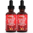 thumbnail image 1 of Clean Nutra Cayenne Pepper Drops Supplement Liquid + Hawthorn Berry, Vitamin D3 K2 Beet Root Powder, Ceylon Cinnamon, Turmeric Curcumin, Organic Panax Ginseng, Berberine Extract Organic (2), 1 of 9