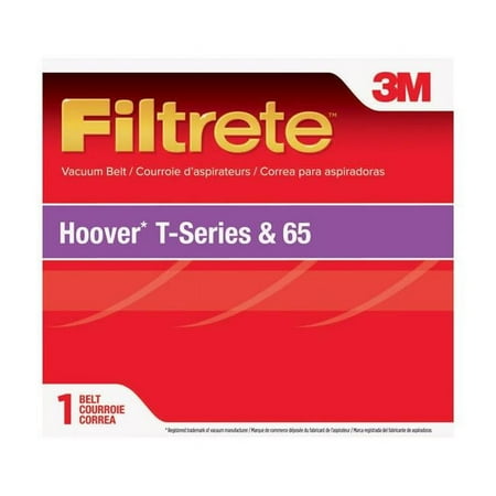3M - Filtrete Vacuum Belt for Select Hoover T-Series Upright Vacuums - Black