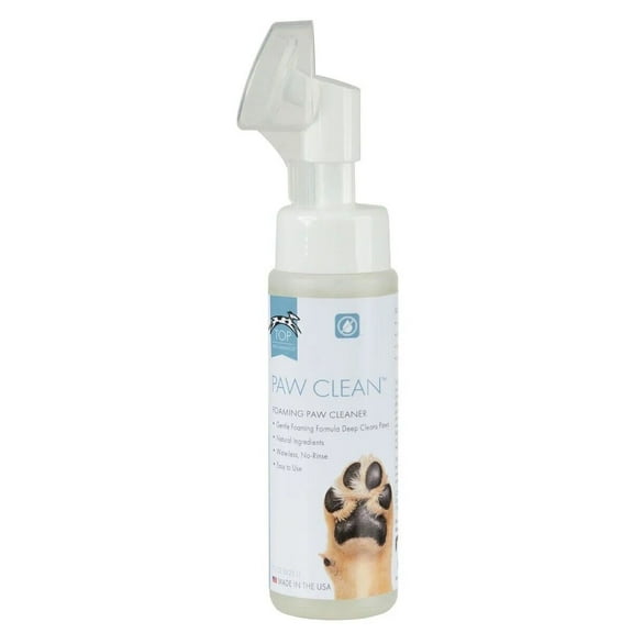 Clean Paw Dog Cat Pet Hypoallergenic Waterless Unscented Cleansing Foam w/ Brush (1 Bottle)