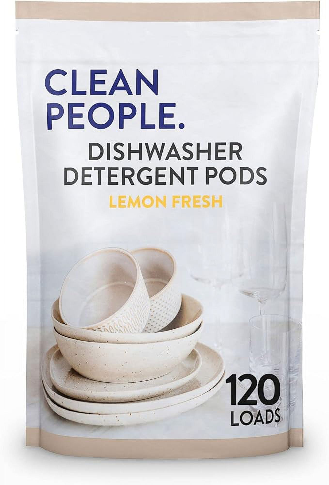 Clean People All Natural Dishwasher Pods Dishwasher Detergent Pods