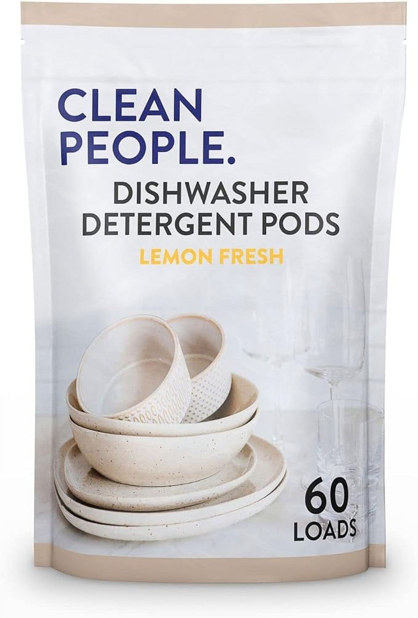 Clean People All Natural Dishwasher Pods Dishwasher Detergent Pods