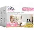 thumbnail image 1 of Clean People Laundry Detergent Pods - Clean Ingredients, Ultra-Concentrated - Spring Scent, 96 Loads, 1 of 9