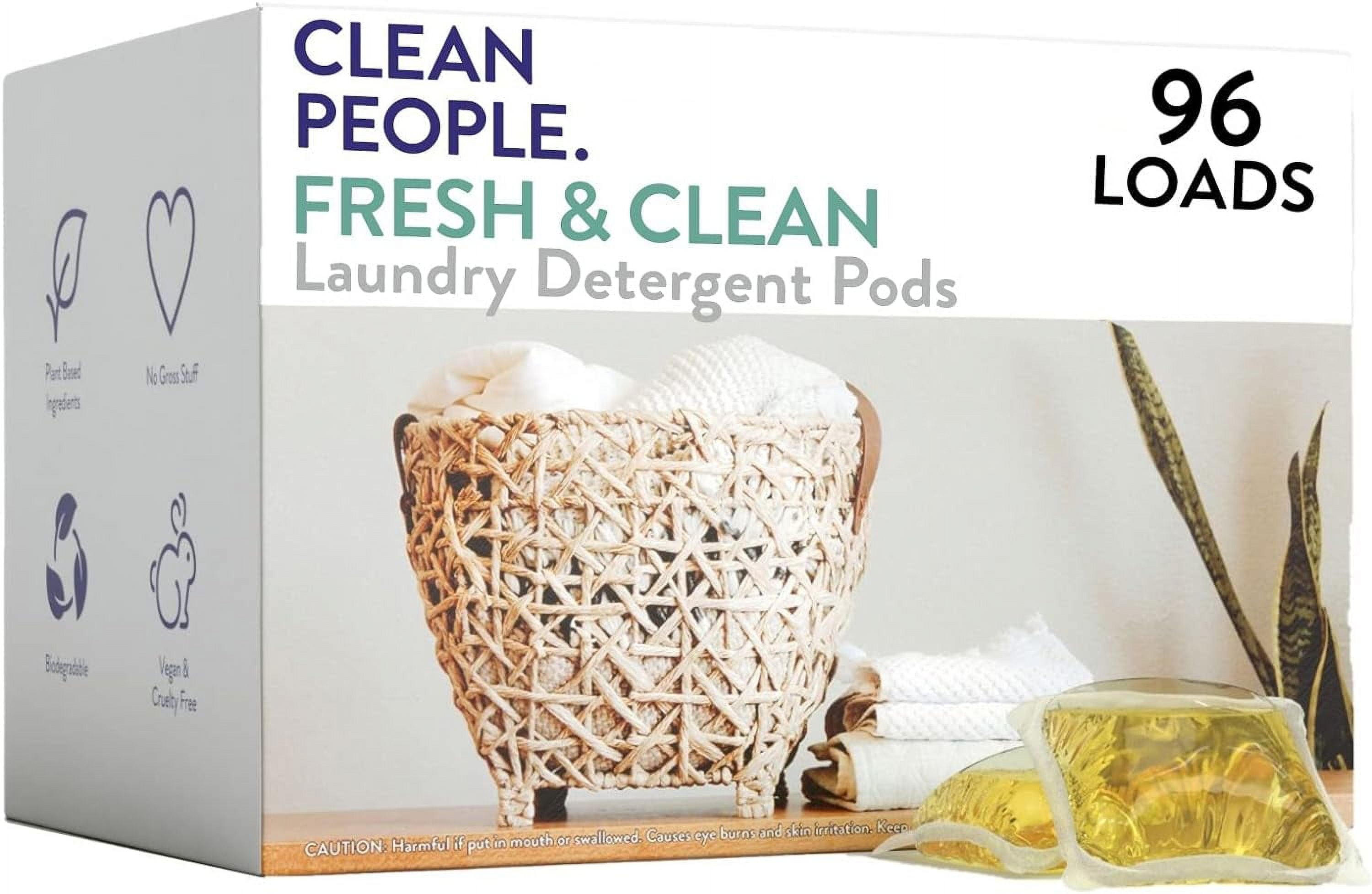 Clean People Laundry Detergent Pods Hypoallergenic Laundry Pods