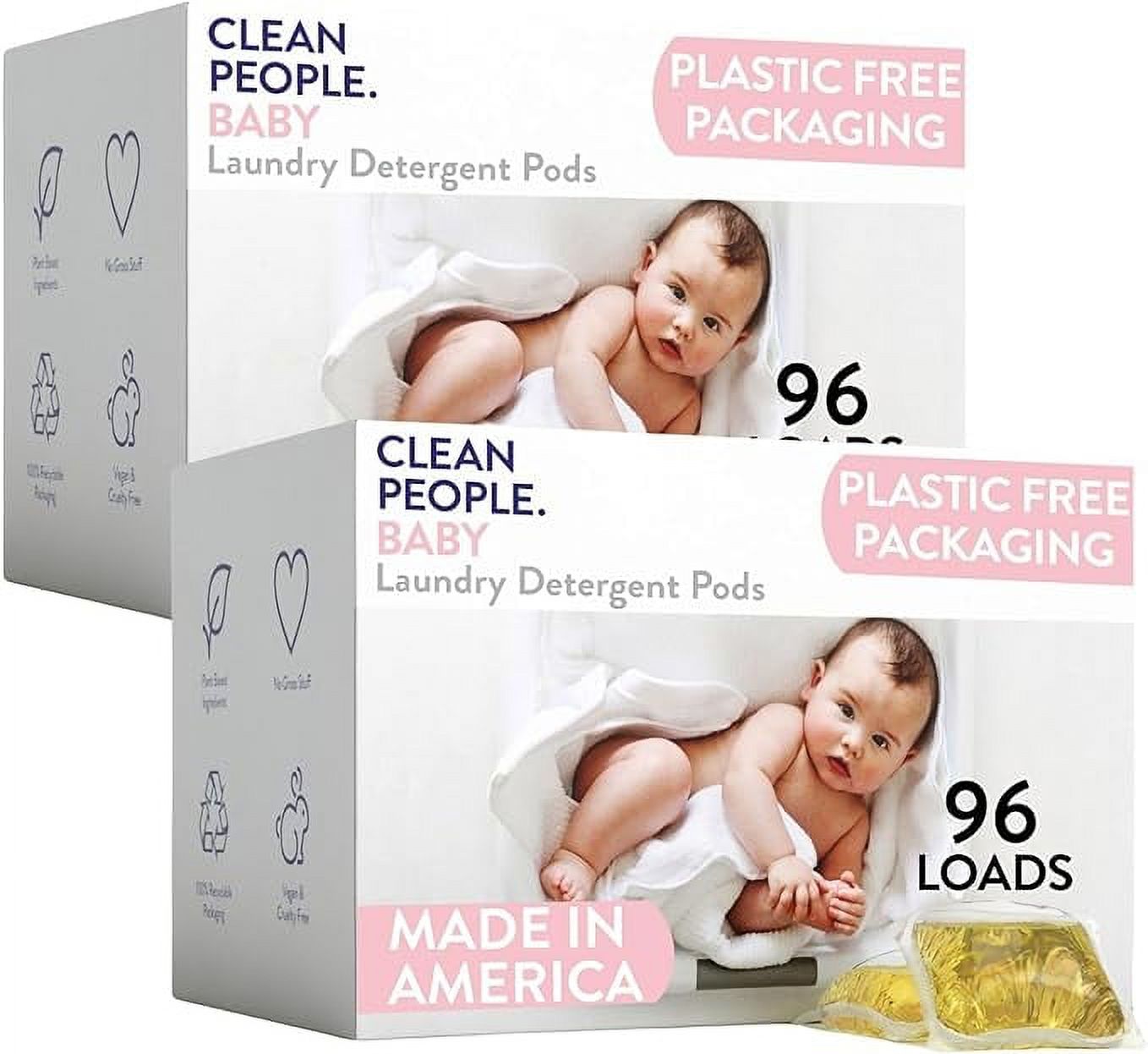 Clean People Laundry Detergent Pods Recyclable Packaging