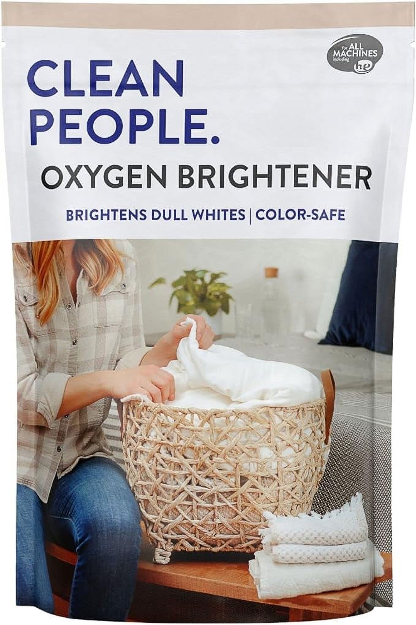 Clean People Natural Oxygen Brightener Stain Remover Natural Bleach