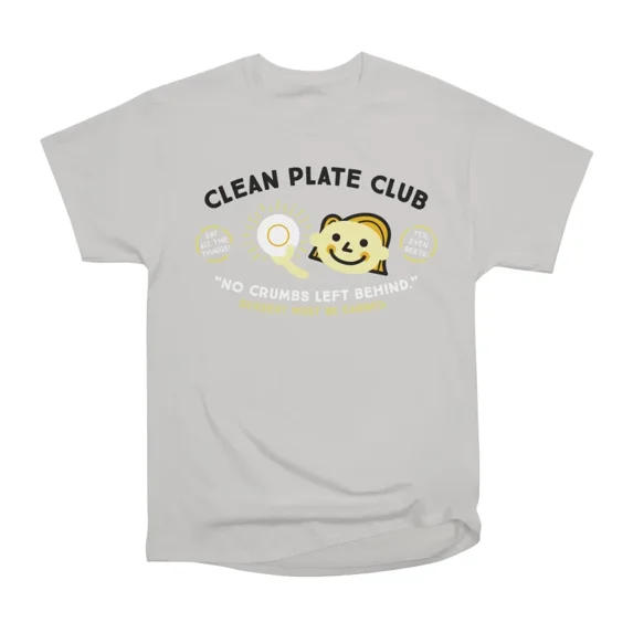 Clean Plate Club T-Shirt Tee Gift For Him Merch For Her Apparel For ...