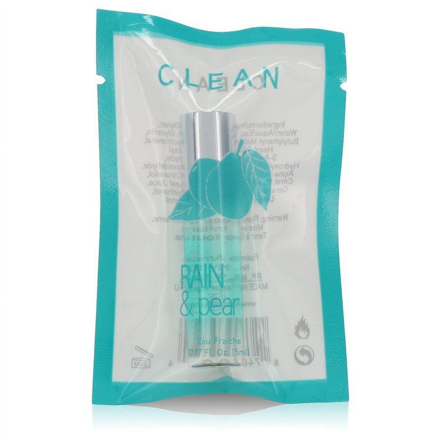 Clean Rain & Pear Mini Eau Fraiche By Clean - 0.17 oz Clean Rain & Pear Mini Eau Fraiche By Clean - 0.17 oz