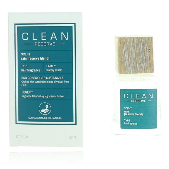 Clean Rain Reserve Blend by D'lish, 1.7 oz Hair Fragrance For Women