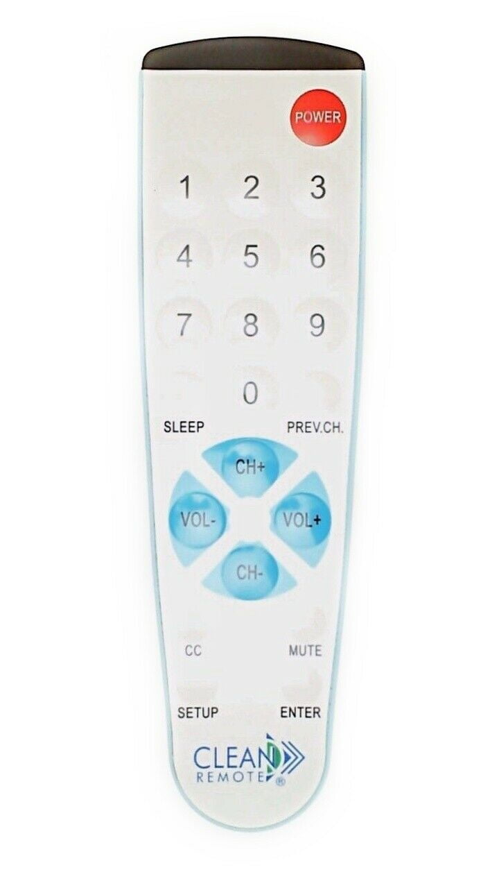 Clean Remote CR2BB Big Button Universal TV Remote- Pack of 5 - Walmart.com