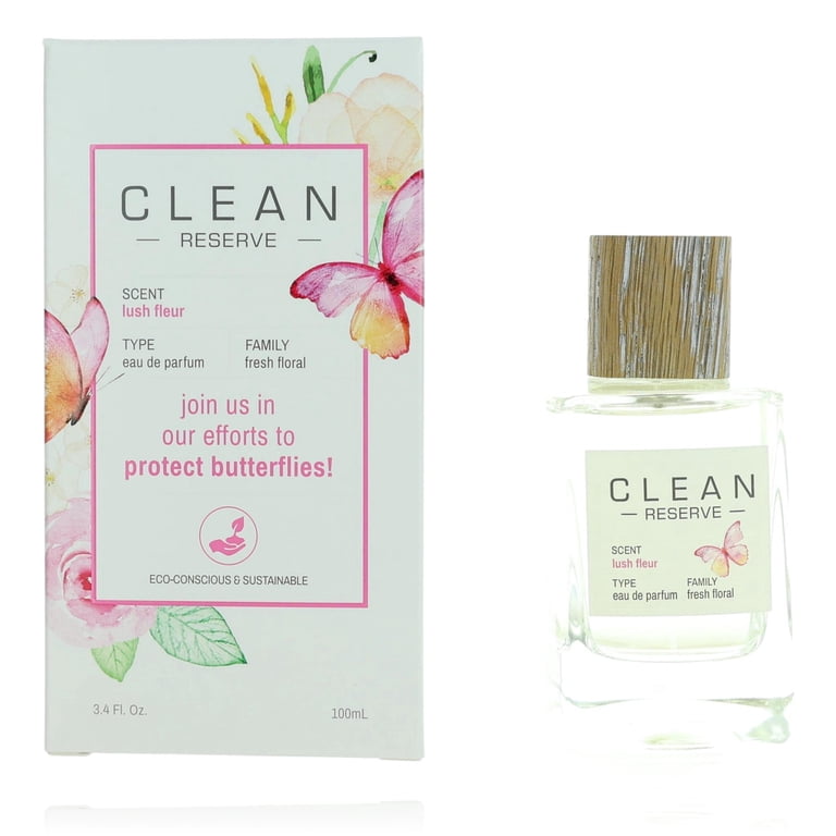 CLEAN RESERVE 香水 Lush Fleur Clean Reserve Lush Fleur by Dlish, 3.4 oz EDP Spray for Women