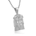 thumbnail image 1 of Clean Rhodium Micro Jesus Piece Pendant, 1 of 1