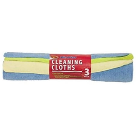 Clean Rite 1142540 5 sq ft. Car Wash Microfiber Waffle Drying Towel, Pack of 3