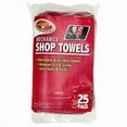 thumbnail image 1 of Clean Rite 3-542 Red Cotton Shop Towel - 25 Pack, 1 of 1