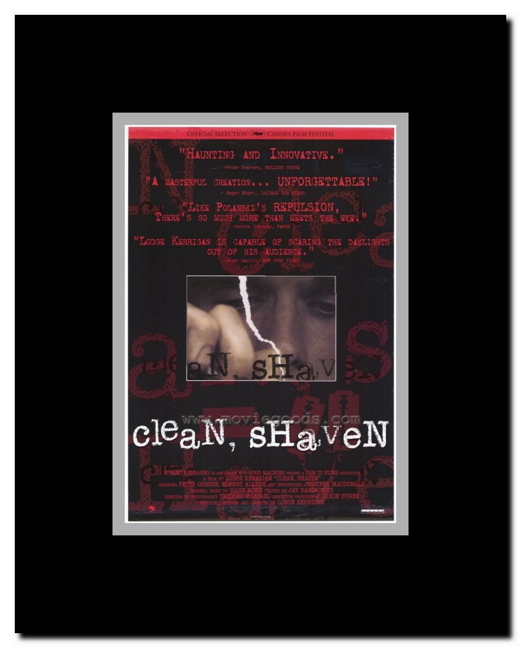 Clean Shaven Framed Movie Poster