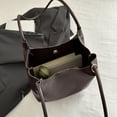 thumbnail image 1 of Clean Shoulder Bag For Everyday Use, Polyester Tote With Versatile Carry Options, Durable Metal Hardware, Spacious Interior For Books Wallet Phone And Daily Essentials, Fashionable, 1 of 6
