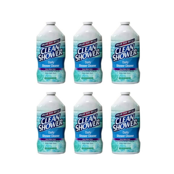 Clean Shower Daily Shower Cleaner Refill, 60 fl oz - Pack of 6