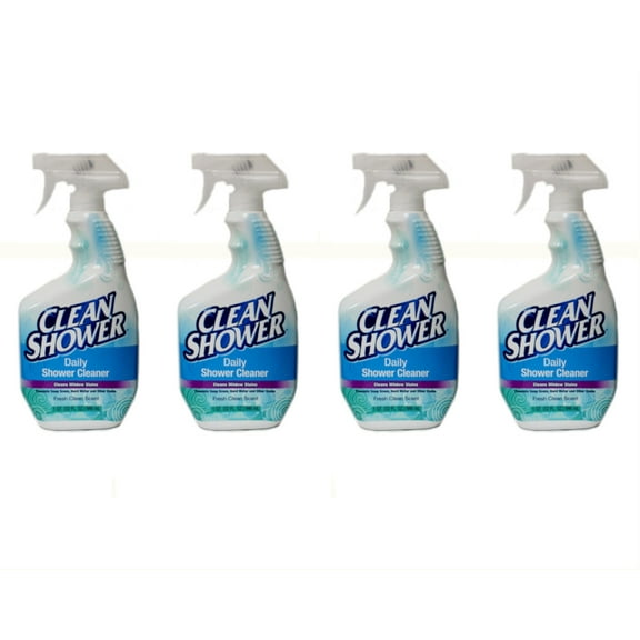 Clean Shower Fresh Clean Scent Daily Shower Cleaner 1 qt (Pack of 4)