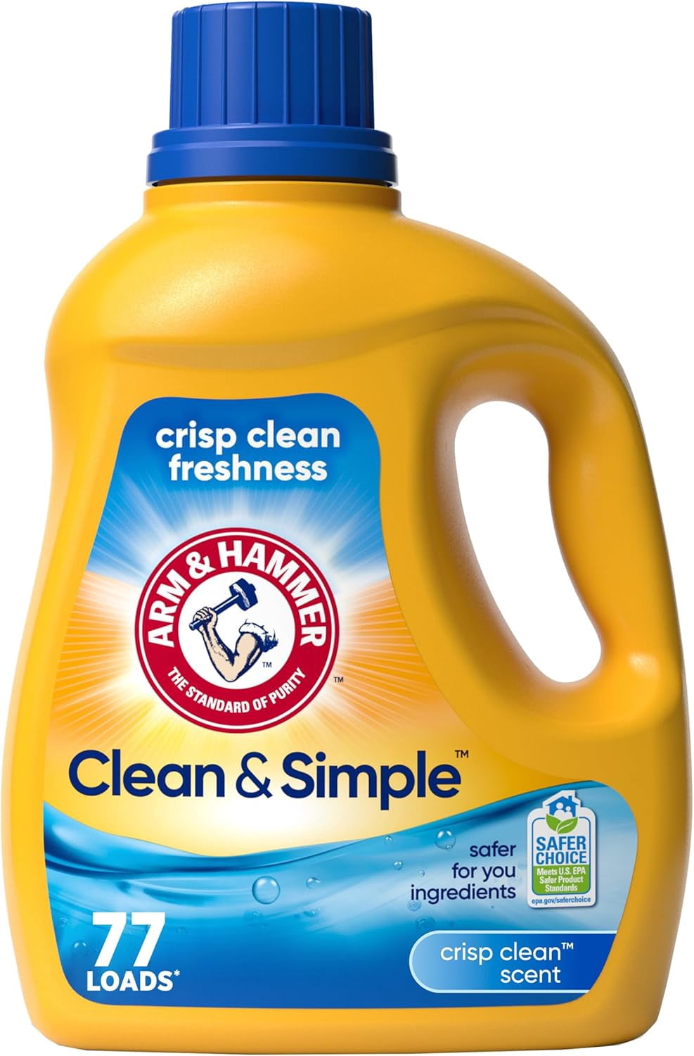 Clean & Simple, 77 Loads Liquid Laundry Detergent, 100.5 Fl oz ...