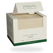 Clean Skin Club Bamboo Towels Size XL, Organic Disposable Face Washcloth