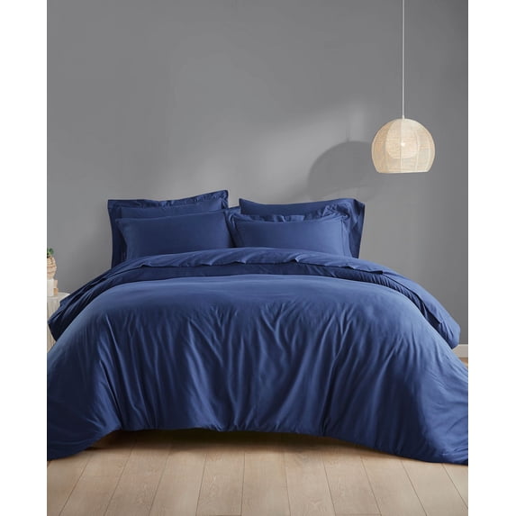 Clean Spaces 5-Pc. Comforter Set Bedding – Navy, Full