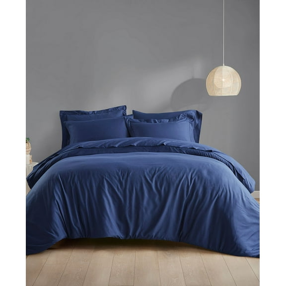 Clean Spaces 5-Pc. Comforter Set Bedding – Navy, Twin