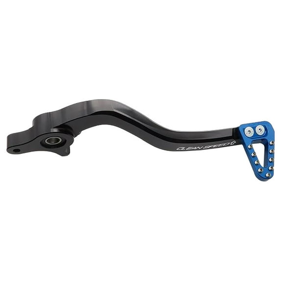Clean Speed Brake Pedal with Extended Tip Blue