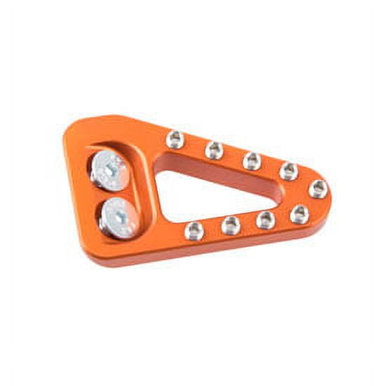 Clean Speed Extended Brake Pedal Pad Orange for Husqvarna FC 450 2016-2018