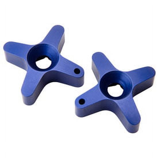 Clean Speed WP Compression/Rebound Knobs Blue/Blue for Husqvarna FX 350 2017