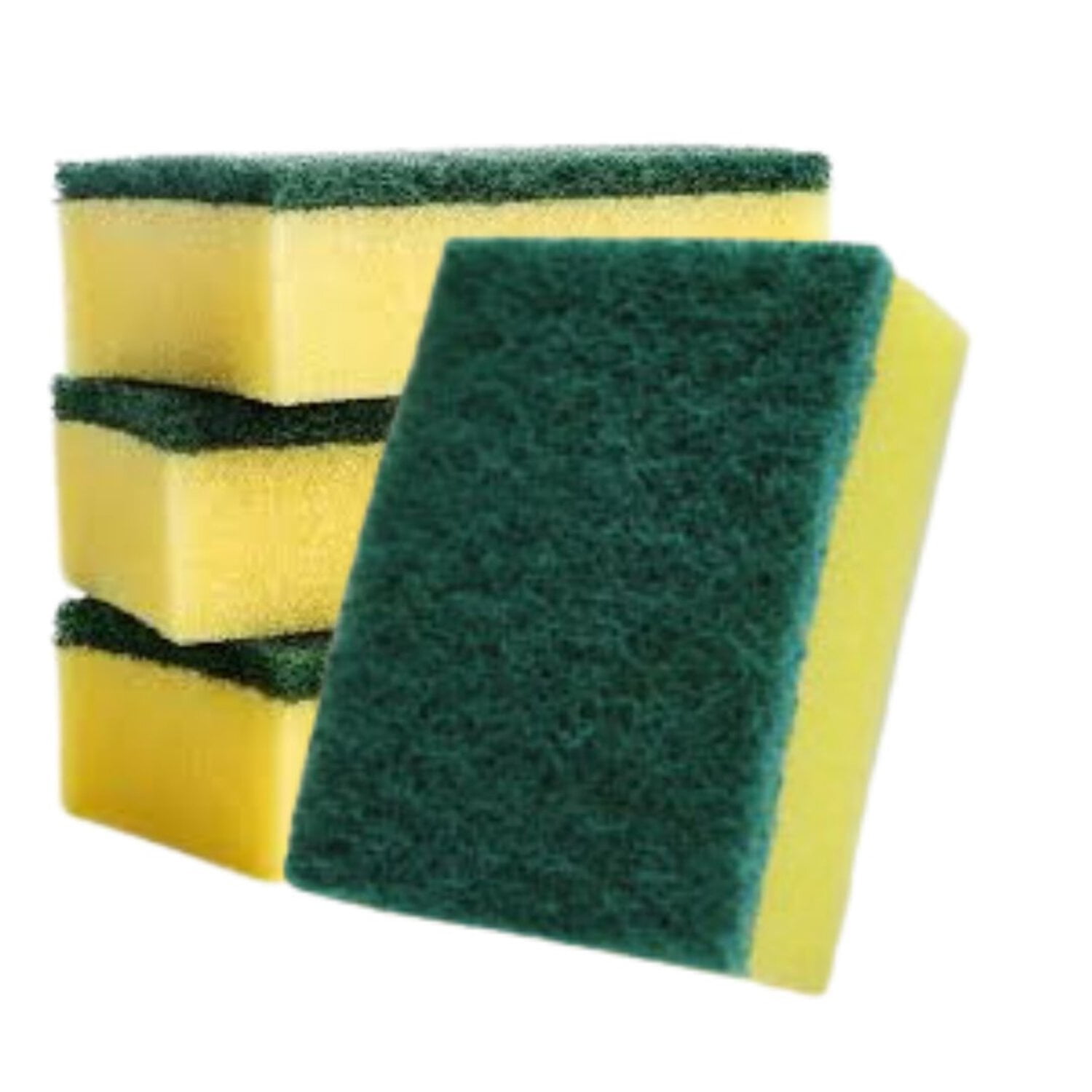 So Clean Sponge Clean Sponge with Green Scrubbing Pads – 4CT - Walmart.com