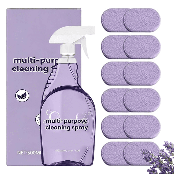 Clean Spray Cleaner For Ovens, All Purpose Cleaner Spray, Multi-Surface Cleaning Kit with Concentrated Tablets