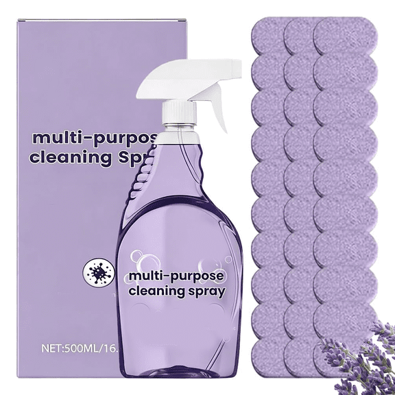 Clean Spray Cleaner For Ovens, All Purpose Cleaner Spray, Multi-Surface Cleaning Kit with Concentrated Tablets