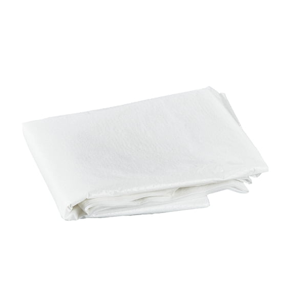 Clean Tek White Plastic Disposable Apron - 42" x 27 1/2" - 1000 count box