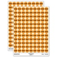 thumbnail image 1 of Clean Text 200+ Round Stickers - Orange - Gloss Finish - 0.50" Size, 1 of 3