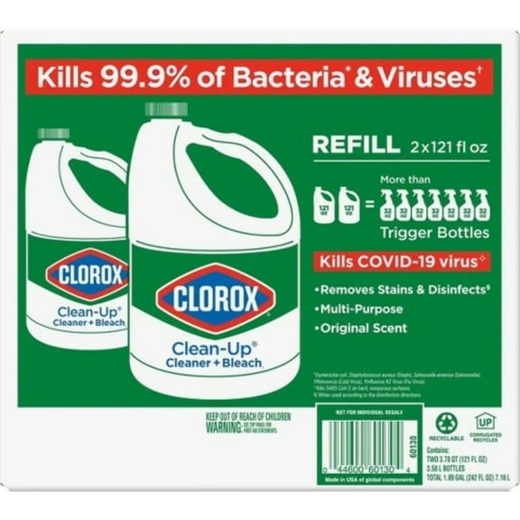 Clean-Up Cleaner + Bleach Multipurpose Cleaner Refills (121 fl oz - Pack of 2)