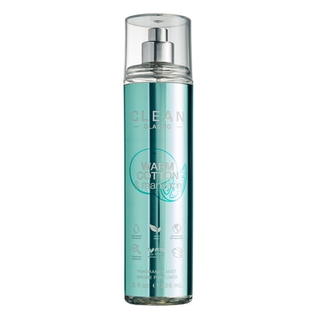 Clean Warm Cotton & Mandarin Body Mist for Women, 8 oz