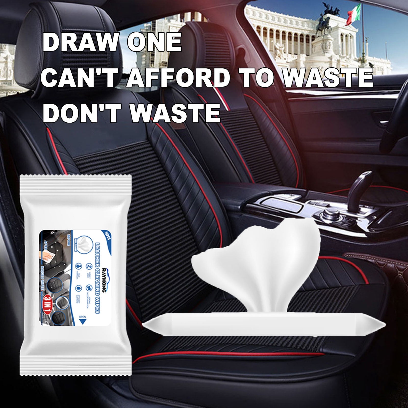 Clean Wipes The Car Wash Leather Clean Dashboard Seats Fast