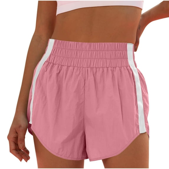 Clean Womens Running Sport Shorts Quick Dry High Waisted Short Pants Summer Athletic Workout Tennis Sweatpant Gym Sporty Lightweight Bermuda Shorts