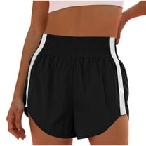 Clean Womens Running Sport Shorts Quick Dry High Waisted Short Pants Summer Athletic Workout Tennis Sweatpant Gym Sporty Lightweight Bermuda Shorts