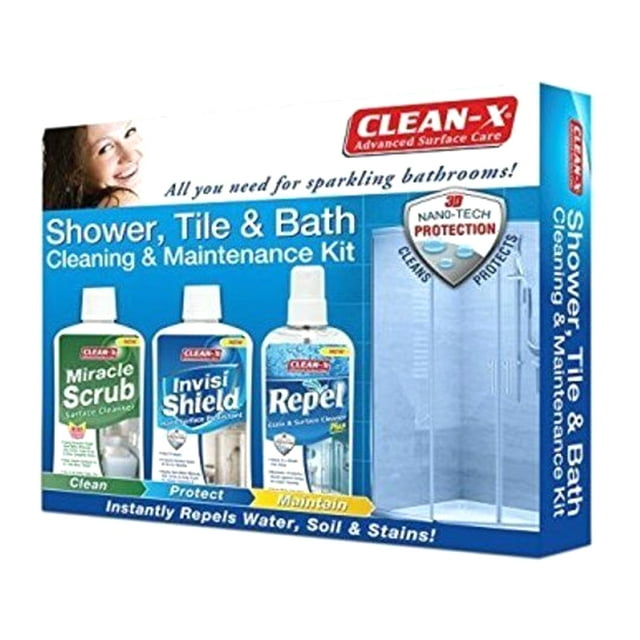 CleanX Glass Mirror Tile Ceramics Tub Surfaces StreakFree Shine