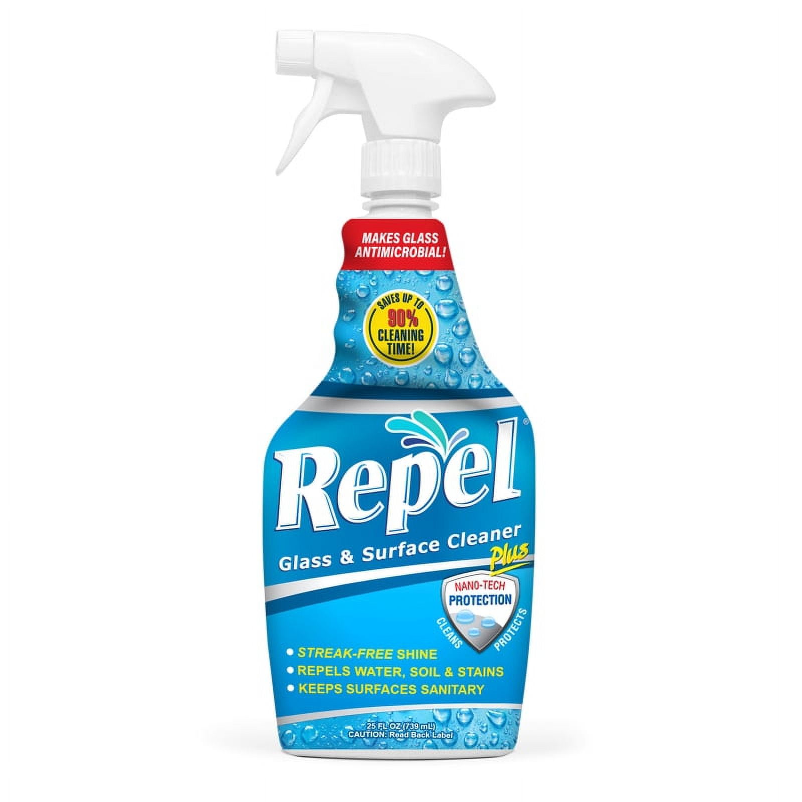 Repel® Glass & Surface Cleaner w/ enhanced shine & repellent - 32 oz 