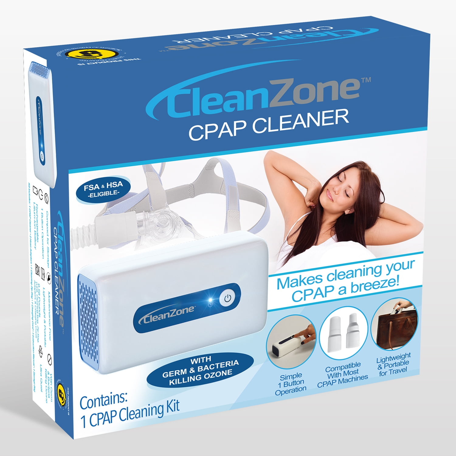 Clean Zone CPAP Cleaner and Sanitizer, As Seen on TV - Walmart Business ...