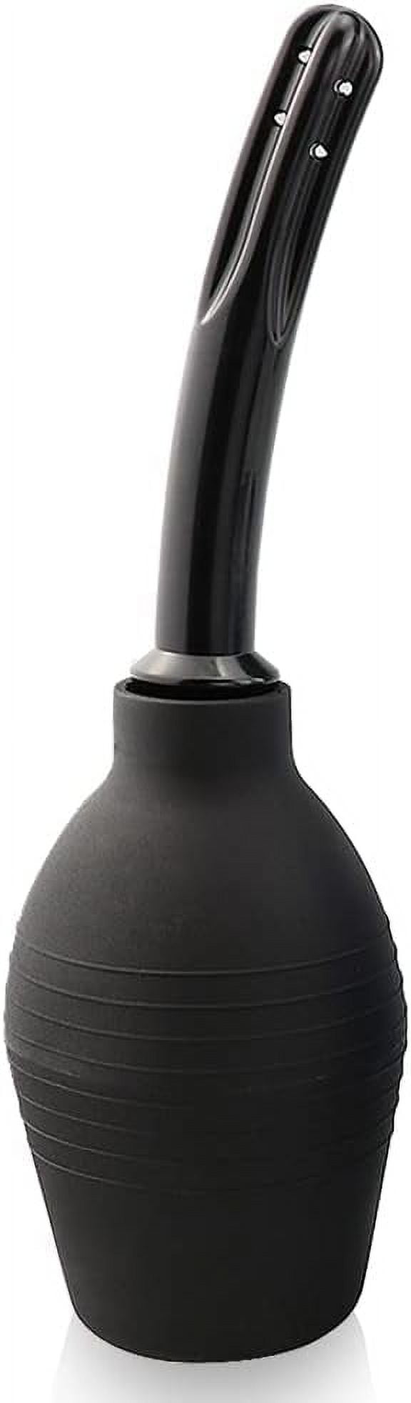 Clean and Healthy Anal Douche for Women, Shower Enema Bulb Cleaner Wash Flusher System for Women and Man 10 oz(Black)