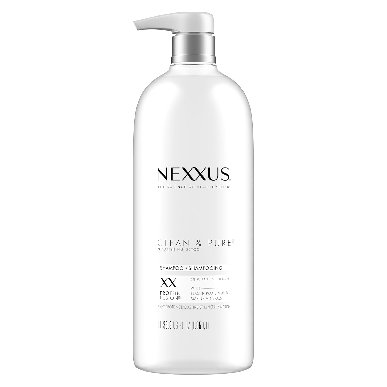 Clean and Pure Clarifying Shampoo, With ProteinFusion, Nourished Hair ...