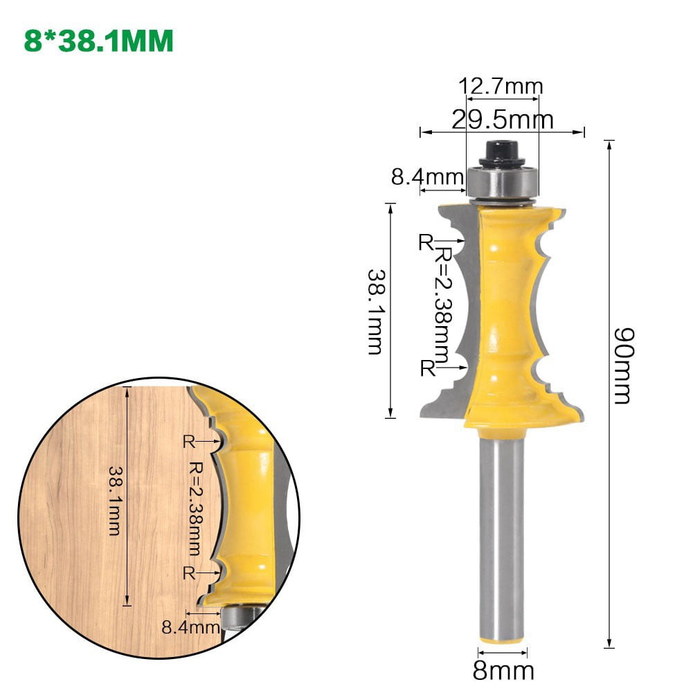 Clean and splinter free cuts solid hardened steel bodies mitered door ...