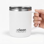 Clean bottle | Pristine Sips Insulated Stainless Steel Coffee Mug | Ceramic Inner Coating | No Metal Taste | Mug Perfect Brew | White